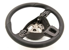 Volante in Pelle Schwarz per