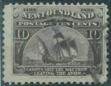 88345 - CANADA: Terranova - FRANCOBOLLO: Stanley Gibbons # 73 - USATO BENE - Barche