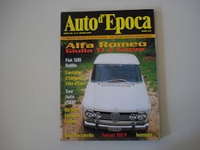 AUTO D'EPOCA 6/2002 ALFA ROMEO