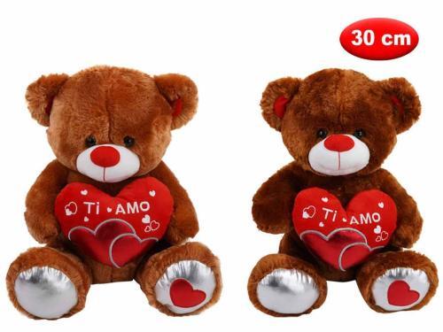 Peluche orso cuore amo - orso, ti