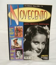  NOVECENTO - ( ARTE- CRONACA -