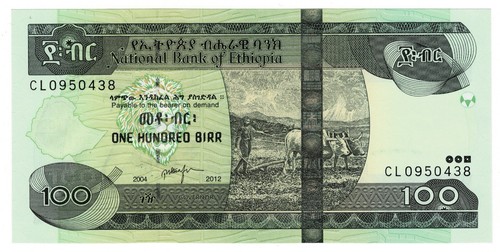 Etiopia 100 birr 2012 - 100, (2004