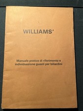 Manuale Flipper Pratico riferim/individuaz. guasti per Flipper WILLIAMS anni 80