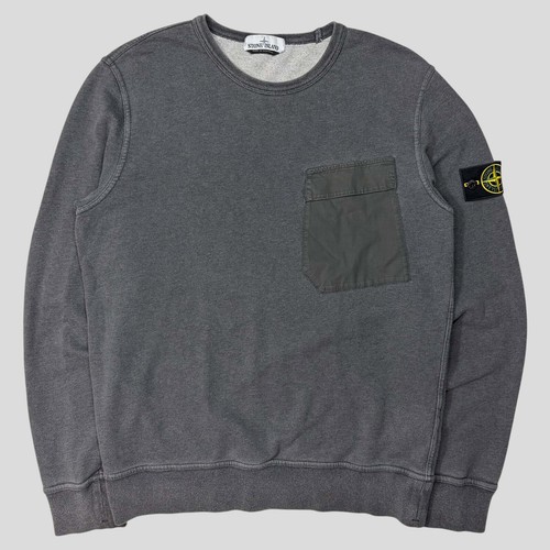 Felpa grigia stone island - stone,