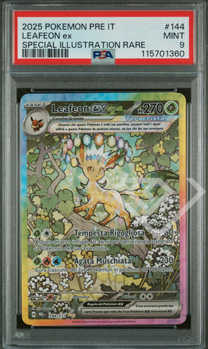 Pokémon card leafeon - card,