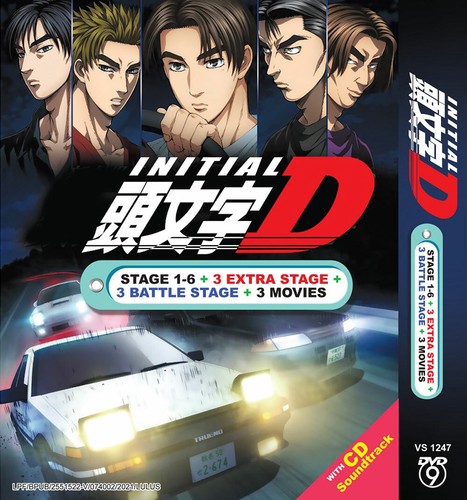 Dvd anime initial - initial, 1-6