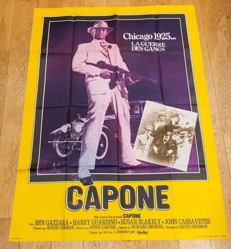 Capone affiche cinéma - capone,