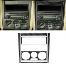 6x Rivestimento console centrale fibra di carbonio per VW Golf IV MK4 1999-04