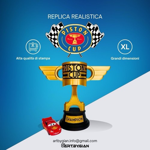 Trofeo piston cup replica cars - cup,