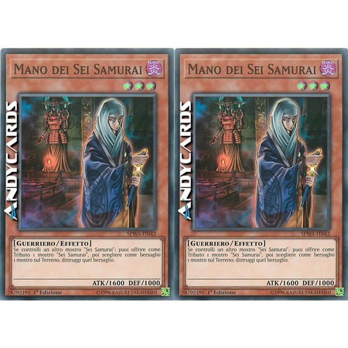 Mano dei sei samurai - sei, 2x