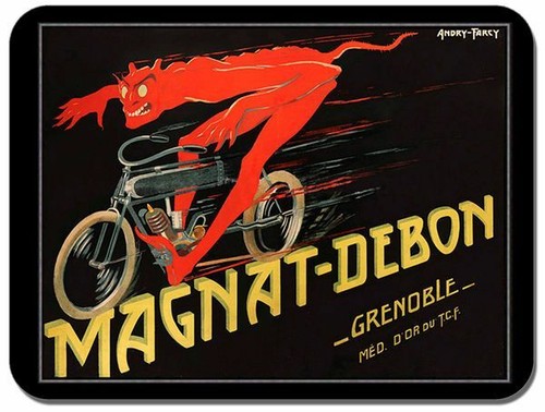 Tappetino mouse moto - , d'epoca