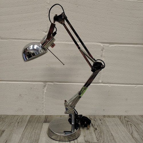 Lampada scrivania cromata - da,