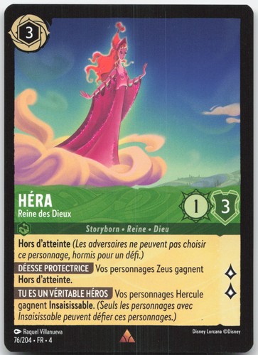 Carte lorcana héra 204 - lorcana, 76/204