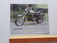Harley-Davidson XLS Roadster 1000 1981 depliant USA originale