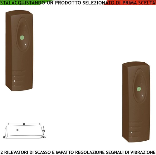 Shocksensor impatto marrone - marrone, 2