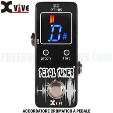 Xvive PT-05 Accordatore Cromatico a Pedale per chitarra