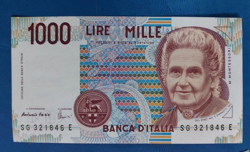 Banconota mille 1000 - 1000, lire