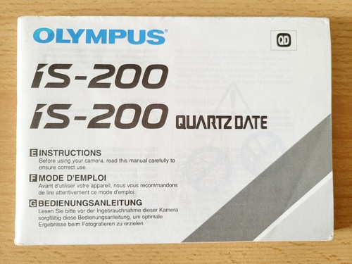 Olympus 200 original user - original,