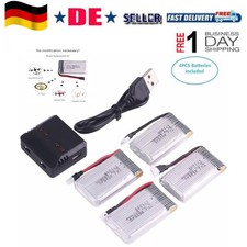 4 pz Batteria 650 mAh 3,7 V