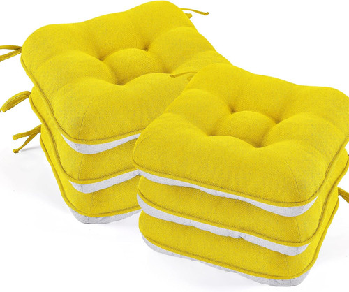 Set cuscini per sedia oro - set,