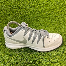 Scarpe da tennis Nike Vapor Court donna taglia 8 bianche da corsa atletica sneakers