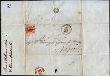 Busta postale Regno di Napoli