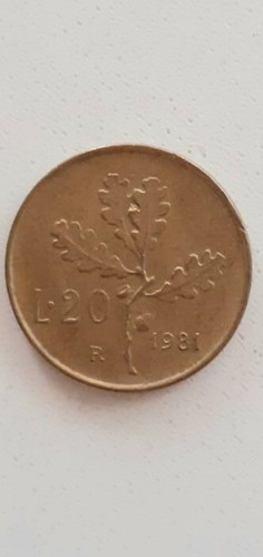 Moneta lire 1981 ramo di - ,