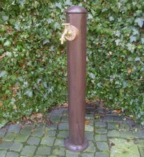 Fontana Verticale Colonne Ghisa Metallo Giardino Stile Antico Pompa Gas Nuovo