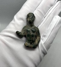 Piccola Statuina in Bronzo Antica Originale - Stile Romano Antico - Lecita Prove