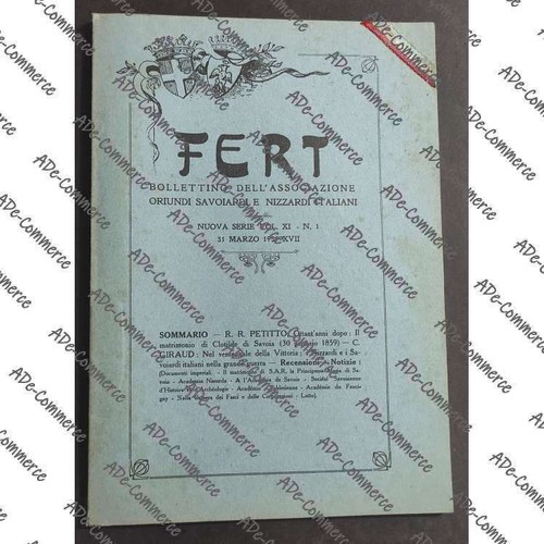 Fert bollettino associazione - fert,