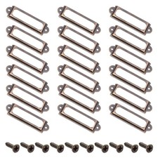 50 porta etichette in metallo