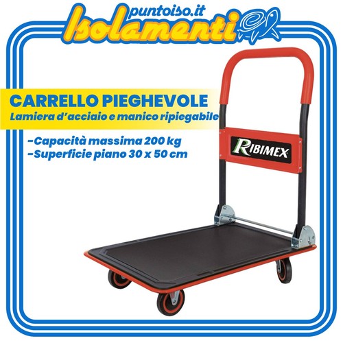 Ribimex carrello pieghevole - pieghevole, da