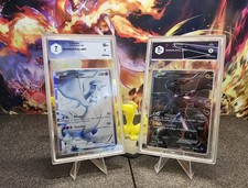 Zekrom 114 & Reshiram 113 - ITA Full Art - Nero e Bianco - PSA BGS GRAAD 7 & 7.5