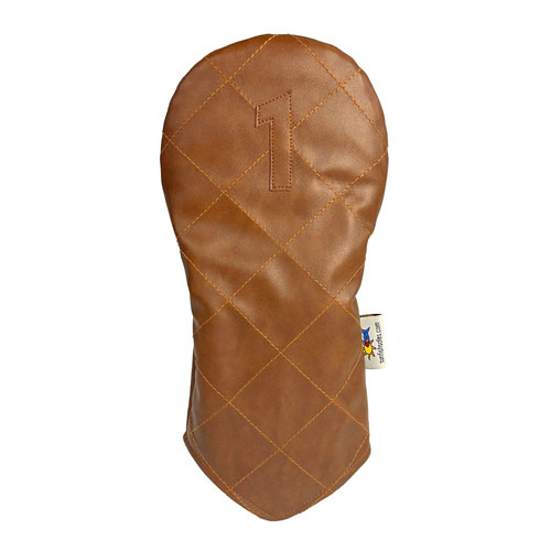 Copricapo trapuntato marrone