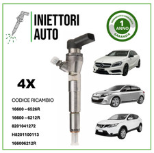 INIETTORI SIEMENS 1.5DCI H8201100113-166006212R RENAULT-NISSAN-DACIA-MERCEDES