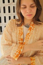 Kimono Duster In Seta Pura