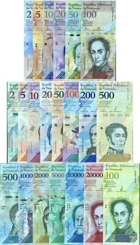 Venezuela set unc - venezuela,