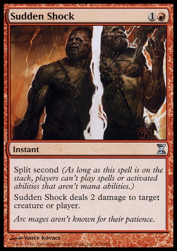 Mtg sudden shock - sudden, jap