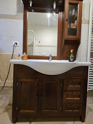 Mobile bagno con - specchio, e