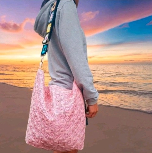 Borsa rosa con - , tracolla