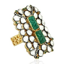 Anello donna vintage oro 18 kt