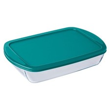 Pyrex Pirofila Vetro borosilicato (40x27cm) con coperchio COOK & STORE