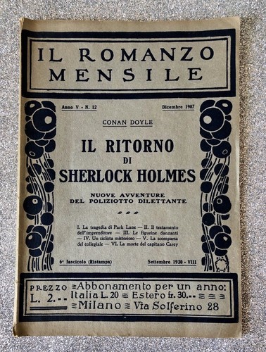 Ritorno sherlock holmes - di,