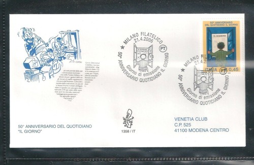 Italia busta fdc - busta,