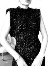 ZARA ABITO CORTO NERO CON