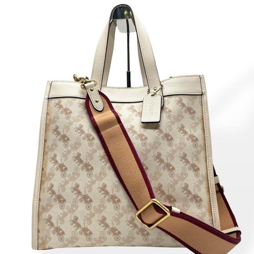 Coach 2way field tote bag - bag, pvc
