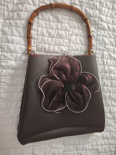 Borsa pelle con manico in - pelle,