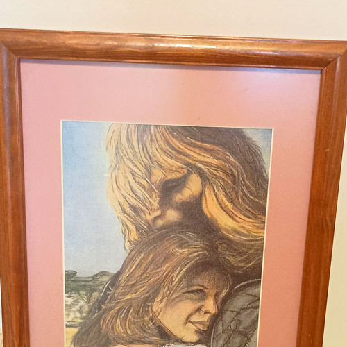 Signed portrait print - signed,