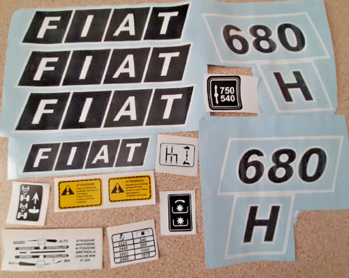 Kit adesivi decalcomanie - decalcomanie, fiat