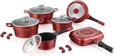 Set di Pentole Padelle 15 Pz